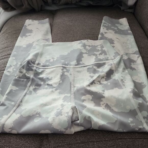 The North Face White and Gray Patterned Leggings Full Length Small - Picture 4 of 6